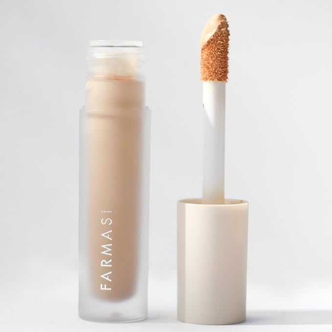 FARMASI Vfx Pro Liquid Concealer Makeup, All-in-one Full Coverage, Highly Pigmented Concealer for All Skin Type, Hide Shadows & Imperfections, Enhance Skin Fullness Foundation Concealer 0,24 Fl Oz C06
