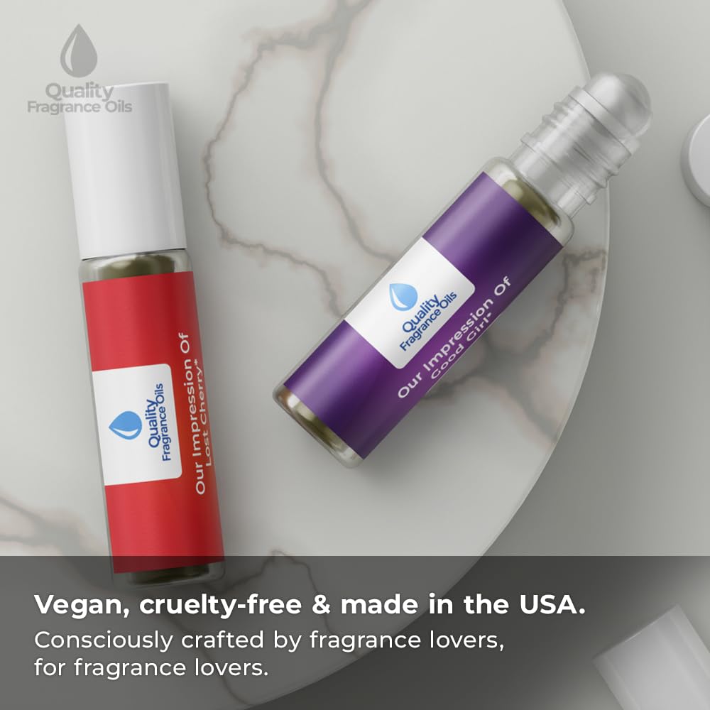 Quality Fragrance Oils' Lady Mil. Impression #234 | Long-Lasting Perfume Oil, Alcohol-Free, Strong Scent, 10ml Roll-On | Affordable Alternative to Designer Fragrances