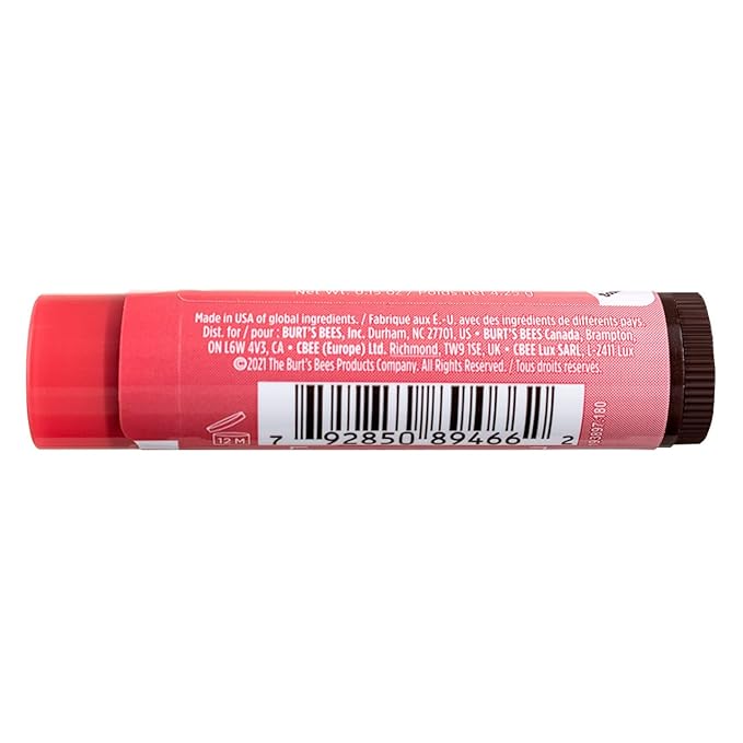 Burt's Bees Moisturizing Lip Balm, Mango 0.15 oz (Pack of 4)