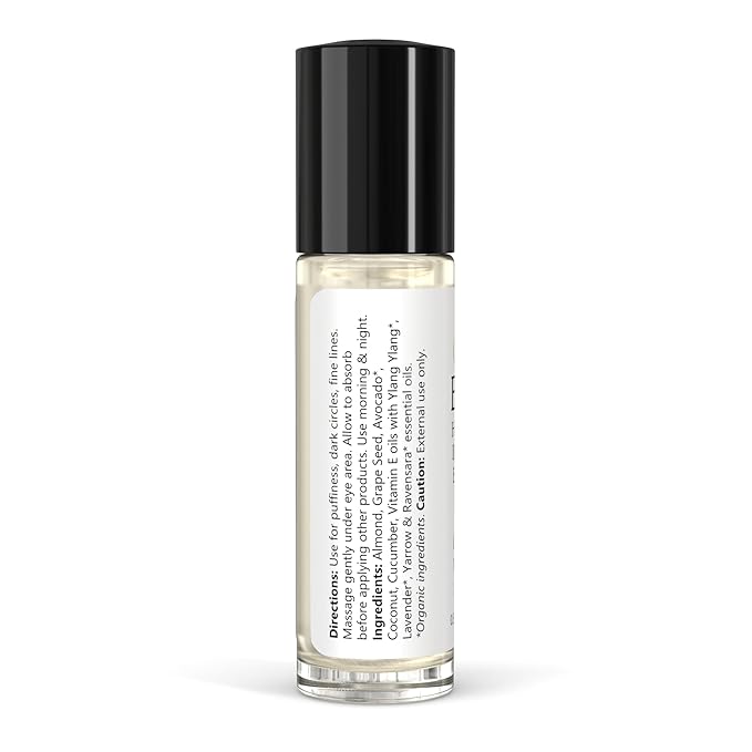EYES, Natural Anti Aging Eye Serum | Hydrating and Firming Instant Treatment for Tired Puffy Eyes, Dark Circles, Swollen Eyelid, Eye Bags with Cucumber and Avocado | Made in USA