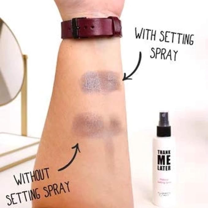 Elizabeth Mott Thank Me Later Primer & Setting Spray Duo – Oil-Control Face Primer for Smooth, Matte Finish & Hydrating Setting Spray with Niacinamide for Dewy, Long-Lasting Makeup – 30g + 95ml