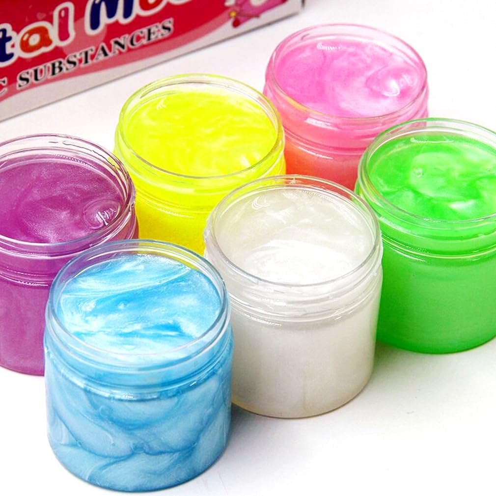 TUZAZO 24 Pack Plastic Jars with White Lids and Labels, 12pcs 8 OZ and 12pcs 4 OZ Round Clear Cosmetic Containers for Body Butter, Body Scrub, Cream, Lotion, Slime Jar, Small Items, Travel Storage