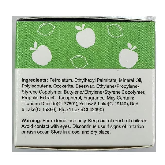 3 PCS Bee Lip Balm Lip Mask Honey Pot, Honey & Strawberry & Apple Lime Lip Mask Overnight Propolis Moisturizing Lip Balm with Stick,Hydrating Repair Lip Sleeping Mask,Prevention Dry and Cracked