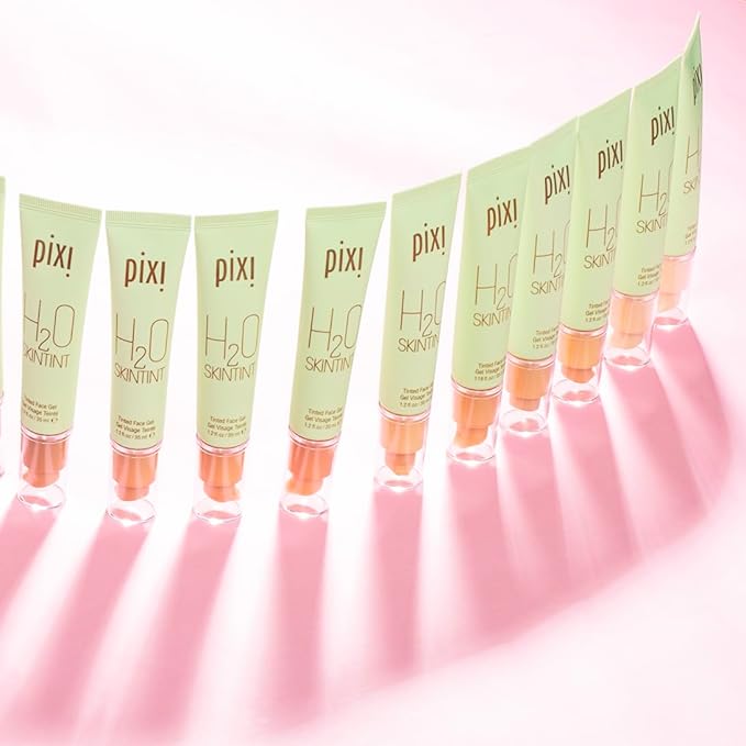 Pixi Beauty H2O SkinTint Tinted Face Gel, 1.2 fl oz / 35 ml, Cinnamon
