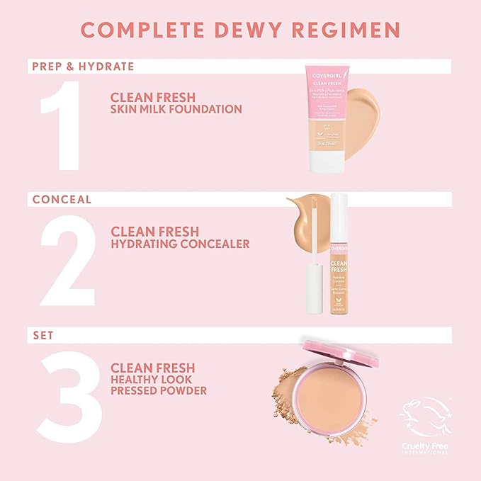 COVERGIRL Clean Fresh Hydrating Concealer, Dark, 0.23 Fl Oz