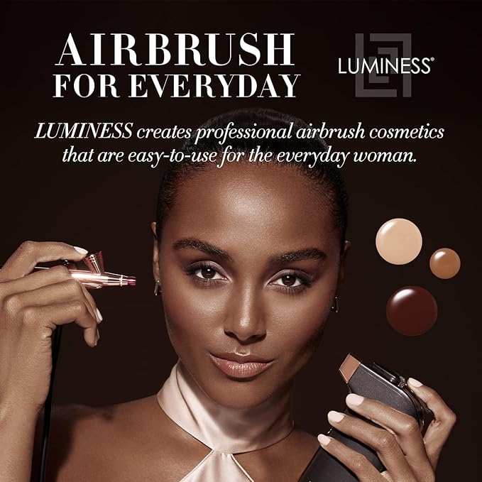 Luminess Air Silk 4-In-1 Airbrush Foundation- Foundation, Shade 100 (.5 Fl Oz) - Sheer to Medium Coverage - Anti-Aging Formula Hydrates and Moisturizes - Professional Makeup Kit for Cordless Air Brush