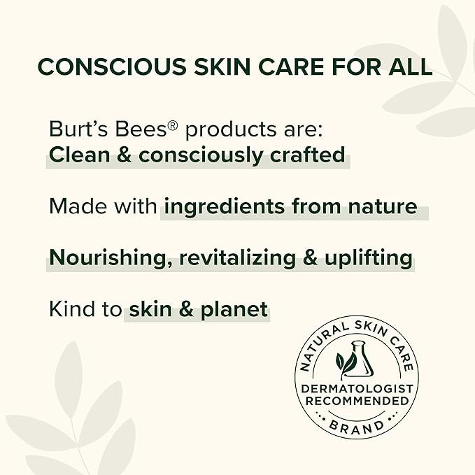 Burt's Bees Back to School Gifts Ideas, 5 Body Care College Dorm Products, Everyday Essentials Set - Original Beeswax Lip Balm, Deep Cleansing Cream, Hand Salve, Body Lotion & Foot Cream, Travel Size