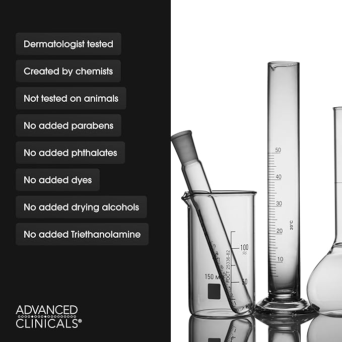 Advanced Clinicals Brightening Vitamin C Body Cream + Potent Vitamin C Face Moisturizer Gel Cream 2pc Skincare Set For Women & Men To Diminish Appearance Of Dark Spots, Wrinkles, & Dry Skin, 2pc Set