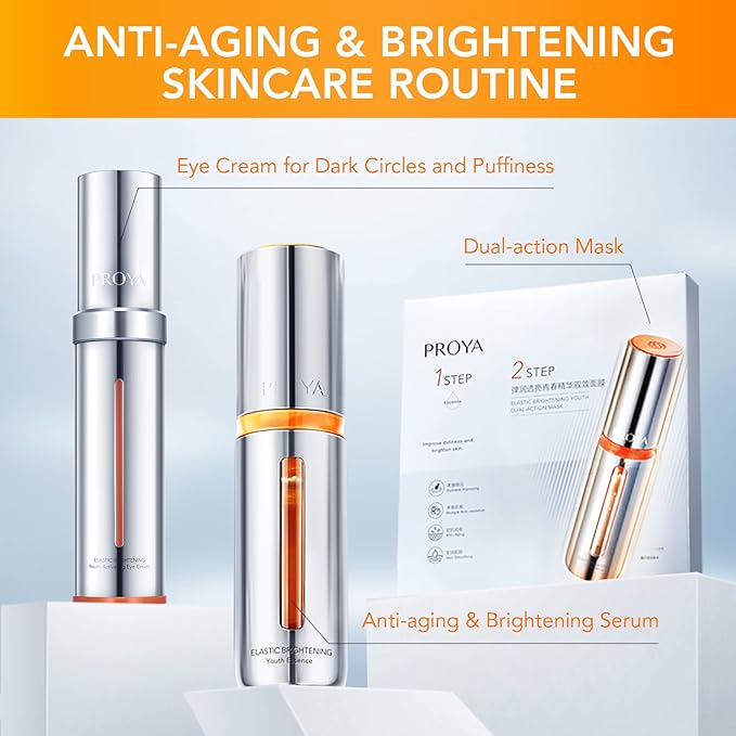 Elastic Brightening Youth Activating Eye Cream for dark circles and puffiness, 0.71 oz