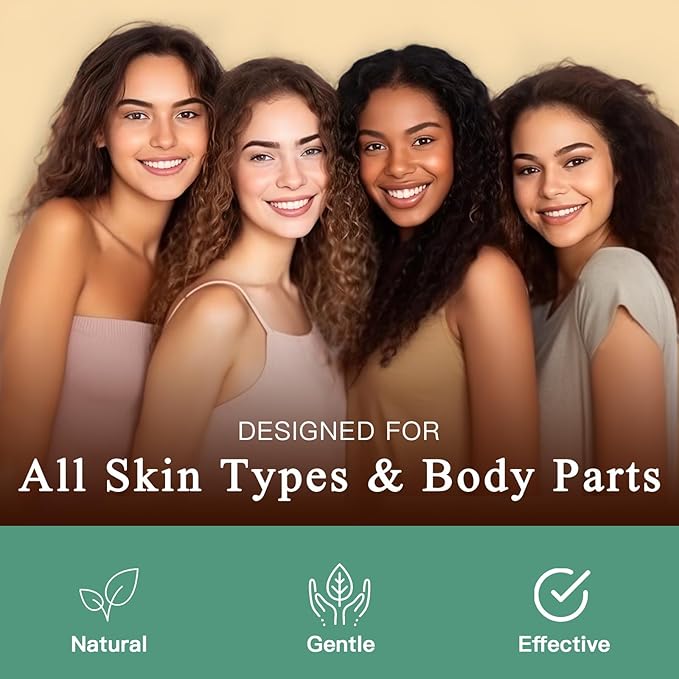 Hard Wax Beads, Bouvetan 1.3Lb/21oz Wax Beans for Brazilian Waxing, Hard Waxing Beads for Eyebrow, Face, Bikini for Women Men Hair Removal with 10pcs Wax Spatulas, 6 Packs