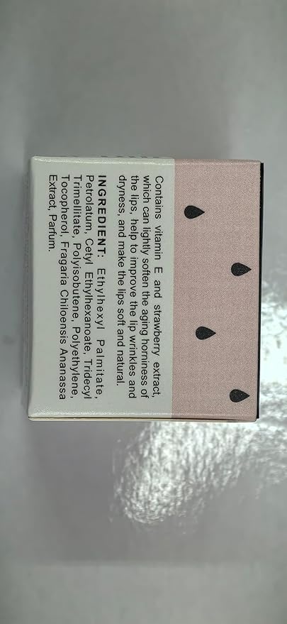 2Pcs Bee Lip Balm Honey Pot, Honey & Strawberry Lip Balm Moisturizing Lip Sleep Mask with Stick Hydrating & Prevention Dry and Cracked Lip Scrubs Exfoliator, Reduces Lip Lines