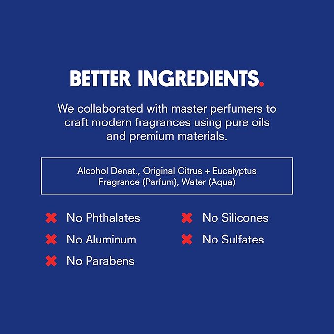 Huron Men’s Cologne - Eau de Parfum for Everyday Wear - Crisp & Invigorating Scent of Citrus, Eucalyptus, Mint & Aromatic Greens - Long Lasting - Safe, Clean Ingredients - 1.7 Fl. Oz.