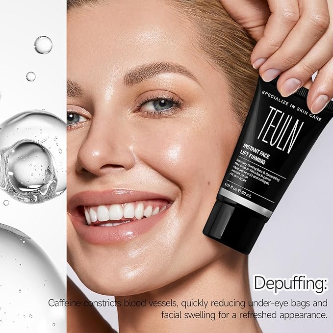 2.0 Instant Face Lift Cream,Instant Face Tightener,Smoothing Fine Lines, Deep Wrinkles and Pores ,Rapidly Improves the Look of Aged Skin 1.01oz