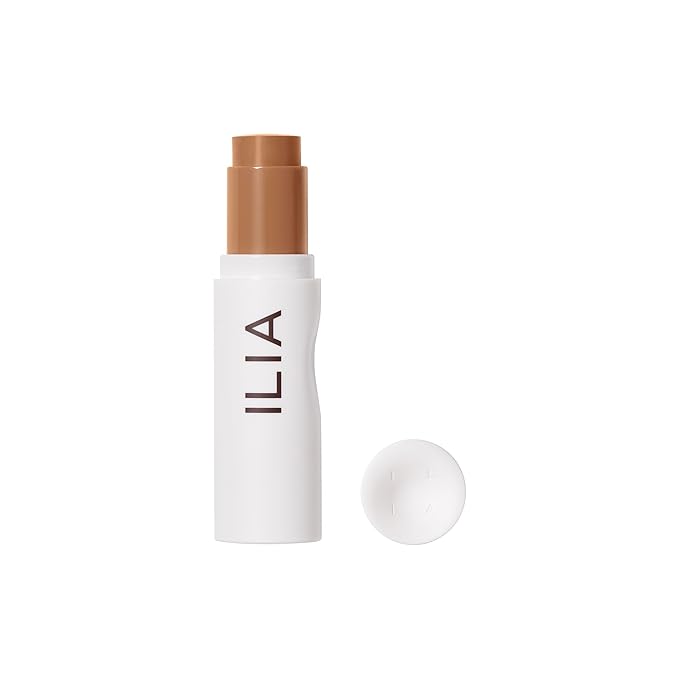 ILIA - Skin Rewind Complexion Stick - Foundation + Concealer + Skincare | Non-Toxic, Vegan, Cruelty-Free, Clean Makeup (30W - Cumaru, 0.35 oz | 10 g)