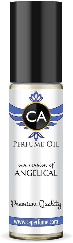 CA Perfume Impression of Thierry M. Angelical For Women Replica Fragrance Body Oil Dupes Alcohol-Free Essential Aromatherapy Sample Travel Size Concentrated Long Lasting Attar Roll-On 0.3 Fl Oz/10ml
