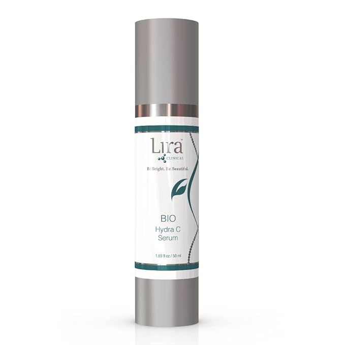 Lira Clinical BIO Hydra C Serum – Vitamin C Face Serum with Citric Acid and Plant Stem Cells – Hydrates Skin and Reduces Visible Signs of Aging – Daily Skincare Solution with Antioxidants - 50 ml