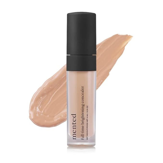 Mented Cosmetics Full-Time Eye Brightening Concealer for Women, Lightweight Full-Coverage Eye Makeup Concealer, Under Eyes Make Up Corrector, Blemishes & Contour, Noted