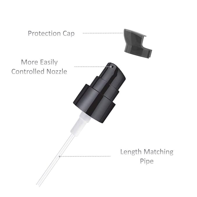 3PCS Black Replacement Foundation Pump Make-Up Cosmetic Liquid Foundation Make-Up Pump for MAC and Estee Lauder Double Wear Foundation (3PCS)