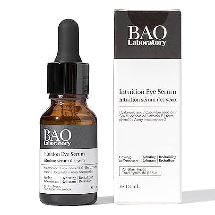 Intuition Eye Serum | Vitamin E, Cucumber Seed Oil And Hyaluronic Acid | Eye Serum for Wrinkles, Finelines and Dark Spots | Best Eye Serum For All Skin Types (15 ML)