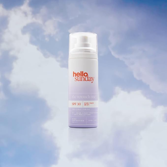 The Retouch One Sun Face Mist SPF 30 Pa Plus by Hello Sunday for Women - 2.54 oz Mist