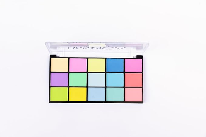 15 Colors Eyeshadow Palette | Versatile Range for Unlimited Eye Looks. (Pastel)
