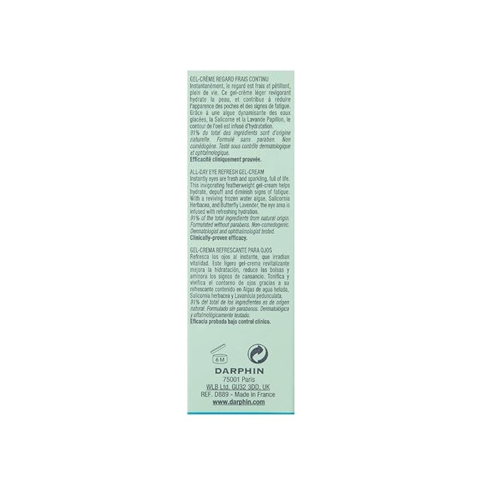 Darphin Hydraskin All-Day Eye Refresh Gel-Cream, 0.5 Ounce (I0013949)