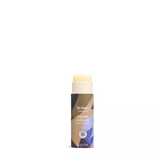 ATTITUDE Plastic-free Lip Balm, EWG Verified Plant- and Mineral-Based Ingredients, Vegan and Cruelty-free Personal Care Products, Coconut, 0.3 Oz