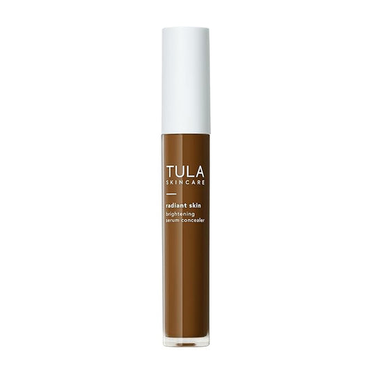 TULA Skin Care Radiant Skin Brightening Serum Concealer - Conceals Dark Circles & Discoloration, Longwearing & Crease-Resistant, Brightens the Appearance of Skin Over Time, Shade 180, 0.18 fl oz.