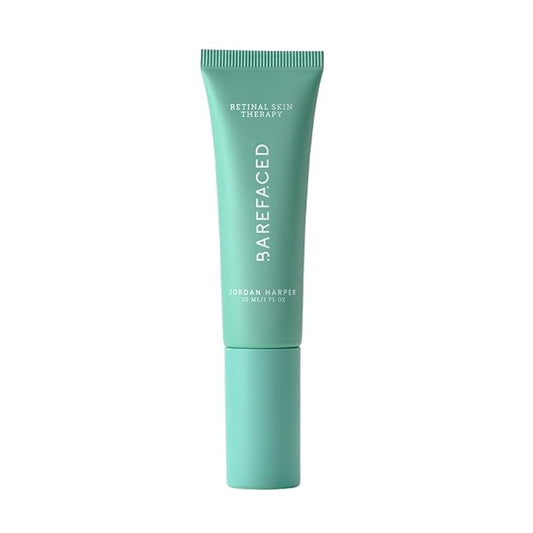 Barefaced Retinal Skin Therapy 30ml - Retinaldehyde & Bakuchiol Serum for Firming, Reducing Fine Lines & Wrinkles, Improving Skin Tone & Texture w/ Shea Butter, Jojoba Oil & Argan Oil