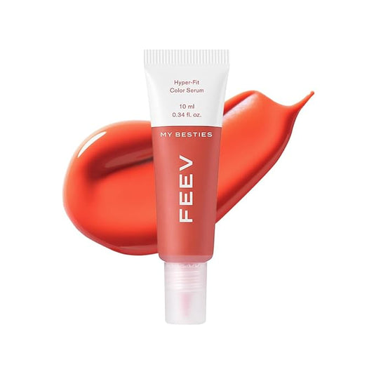 FEEV Hyper-Fit Color Serum Mini (10ml) | Dewy Cheek Blush Makeup | 50% of Hydrating Essence | Vegan | K-beauty (My Besties, 10ml)