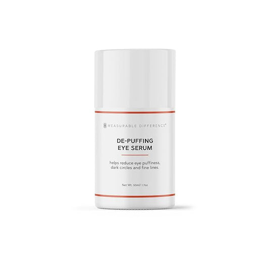 Measurable Difference De-puffing Eye Serum - Hydrating & Illuminating Treatment for Dark Circles, Puffiness, and Wrinkles