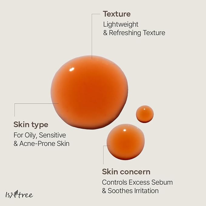 ISNTREE Green Tea Fresh Toner 200ml, 6.76 fl.oz | Korean Skincare | Toner for Oily Skin | Sebum Control | Hydrating and Refreshing