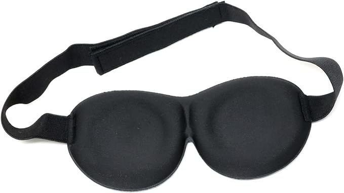 Honbay 3D Funny Eyeshade Soft Sleep Eye Mask with Adjustable Head Strap for Travel, Game, Party, Rest, Sleeping (Girl)