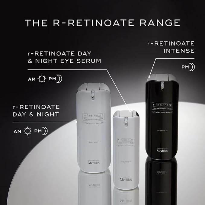 Medik8 R-Retinoate Day & Night - Hydrating, Skin Plumping Vitamin A Serum - Reduces Fine Lines, Wrinkles - Gentle Vitamin C Infusion - 1.7 oz