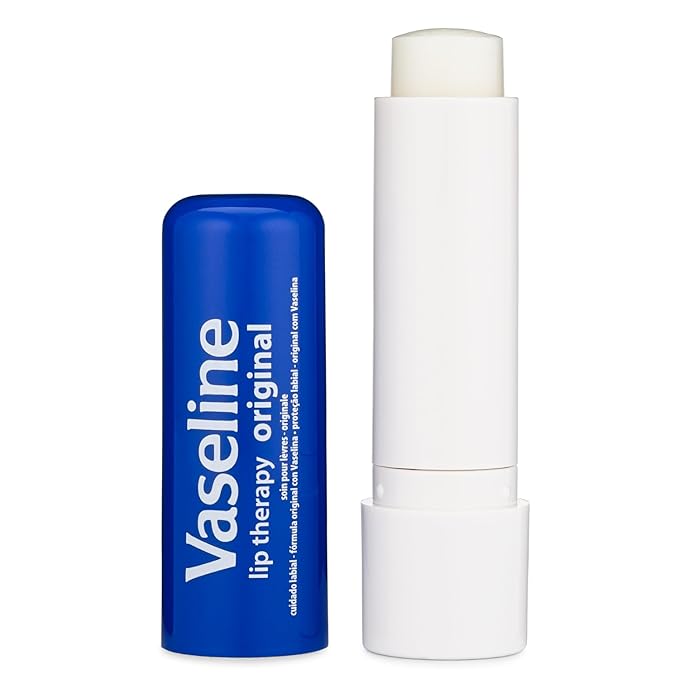 Vaseline Lip Therapy Original, Fast-Acting Lip Moisturizer For Very Dry Lips, Lip Balm Stick, 0.16 Oz Ea (Pack of 8)