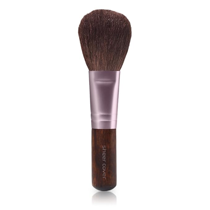 Sheer Cover Perfect Shade - Mineral Foundation Makeup Kit w Free Foundation Brush - Light/Fair Shade - Foundation Powder Makeup and Mineral Makeup, Best Full Coverage Foundation 4 Grams