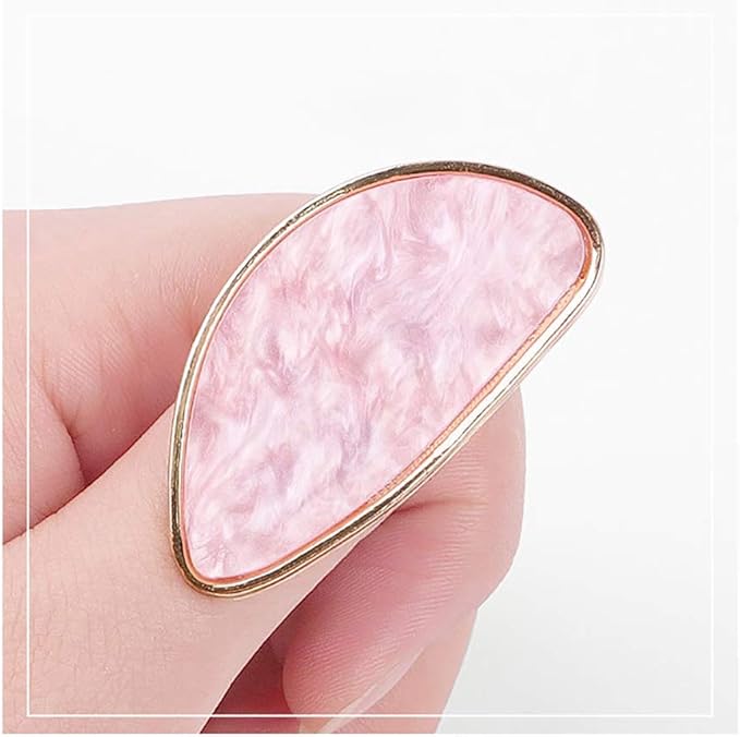 2 Pcs Resin Mixing Palette with Finger Rings Eyelash Extension Glue Rings Nail Art Equipment