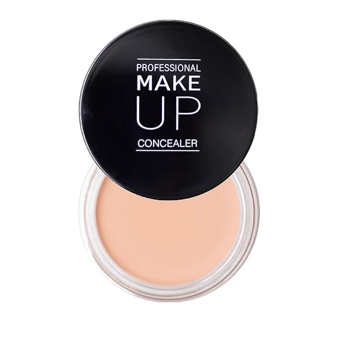 7 Color Solid Concealer Full Coverage Correcting Cream Concealer Waterproof Long-lasting Under Eye Concealer for Dark Circles Color Corrector Pro Concealer (Color 04)
