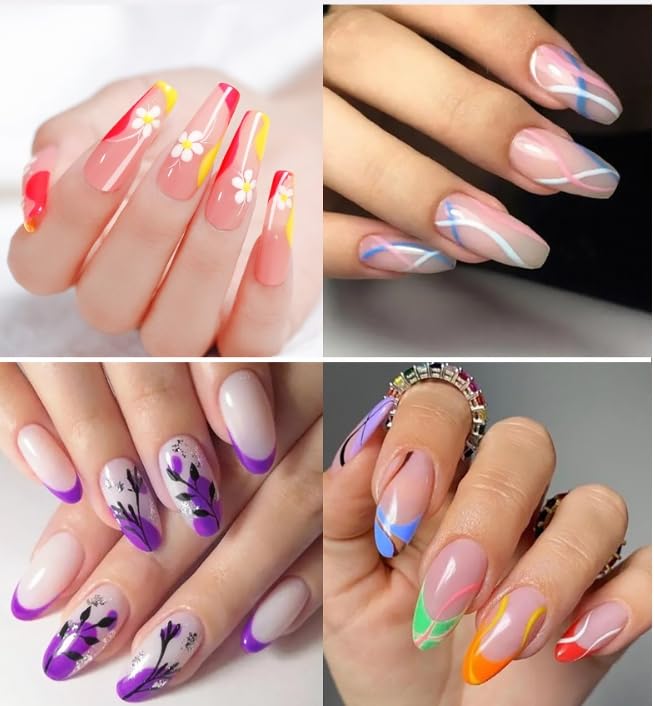 3 Gold and 3 Silver Nail Polish Pens Set, Nail Art Pen, Nail Pencil, DIY Drawing Painting Pen, for Nails DIY (3 Gold+3 Silver)