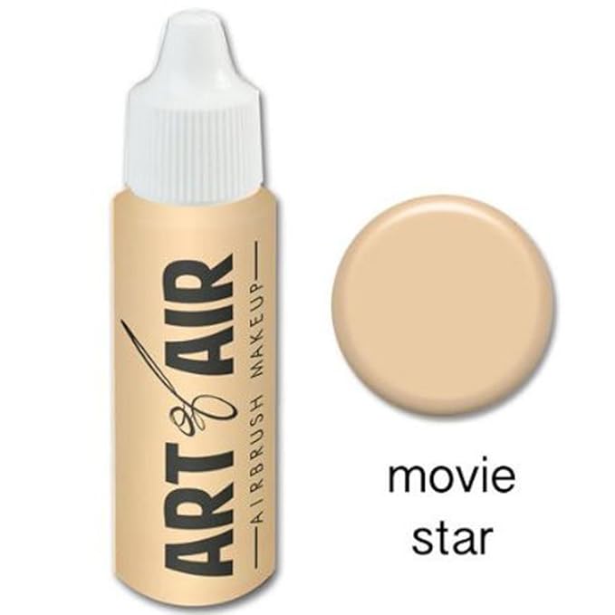 4pc FAIR Complexion Professional Airbrush Cosmetic Makeup Set 1/2 oz bottles