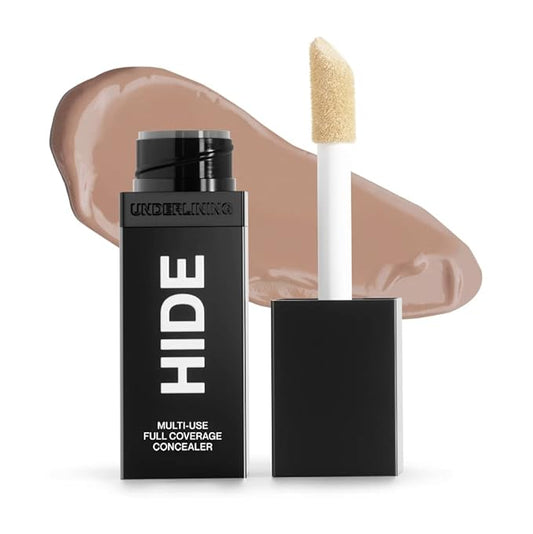 HIDE Liquid Concealer, 0.5 fl. oz. - Medium to Full Coverage Matte Concealer for Acne, Blemishes, Under Eye Dark Circles & Hyperpigmentation, Oil Free Concealer, Color For All Skin Tones (Walnut)