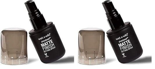wet n wild Setting Spray Photo Focus Matte Finish Spray for Makeup | Long Lasting | Vegan | Cruelty Free Makeup Primer (Pack of 2)