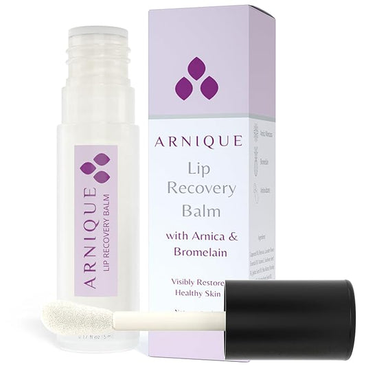 Arnica Lip Balm - Lip Filler Aftercare with Arnica Montana and Bromelain, Topical Bruise Balm Masque for Lip Flip Injections and Implant Surgery to aide with Bruising, Swelling and Redness