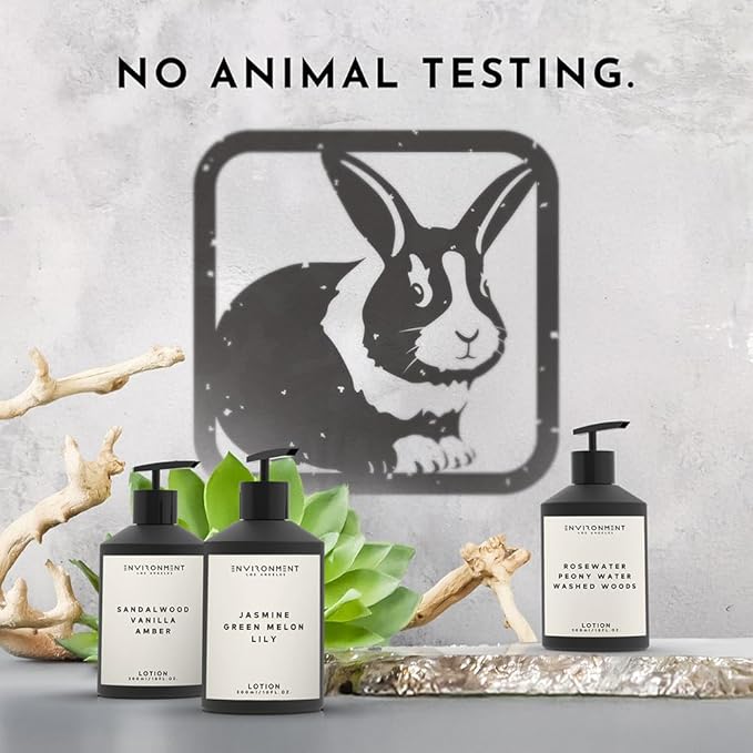 ENVIRONMENT Inspired by 5-Star Hotels MRT Lotion, 300ml Luxury Scented Lotion (Grapefruit | Red Currant | Jasmine) Bathroom Luxury, Men & Women High-End Body Lotion, Hand Cream, Dry Skin Treatment