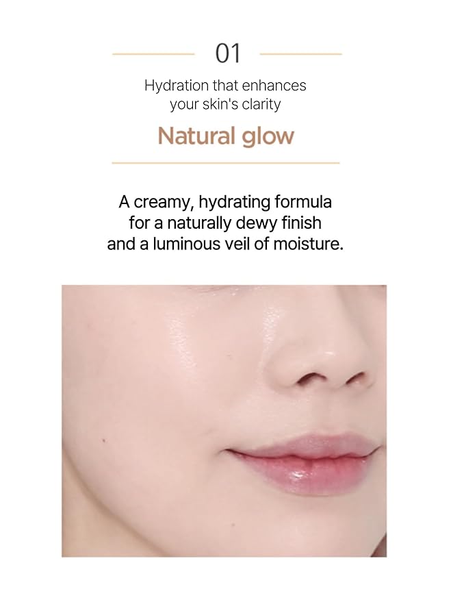 JUNG SAEM MOOL Essential Skin Nuder Cushion 21W Medium 0.49 Fl Oz, No Refill, Natural Radiant Finish Cushion Foundation with Buildable Coverage, Lightweight Texture, Korean Foundation Makeup
