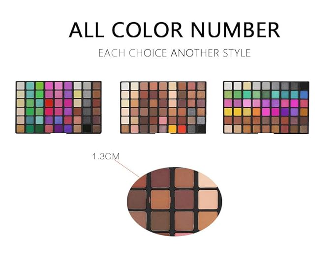 162 Colors Hightlight Eyeshadow Palette Makeup Gift Set, FantasyDay Professional Long Lasting Waterproof Matte Highly Pigments Shiny Shimmers Glitter Makeup Palette Colorful Cosmetic Eye Shadow Pallet