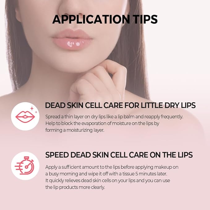 Klavuu Nourishing Care Lip Sleeping Pack(Vanila & Coconut & Berry)-Overnight Exfoliating & Nourishing Lip Treatment Balm for Dry Lips - Natural Moisturizing Lip Oil - Lip Balm to Repair