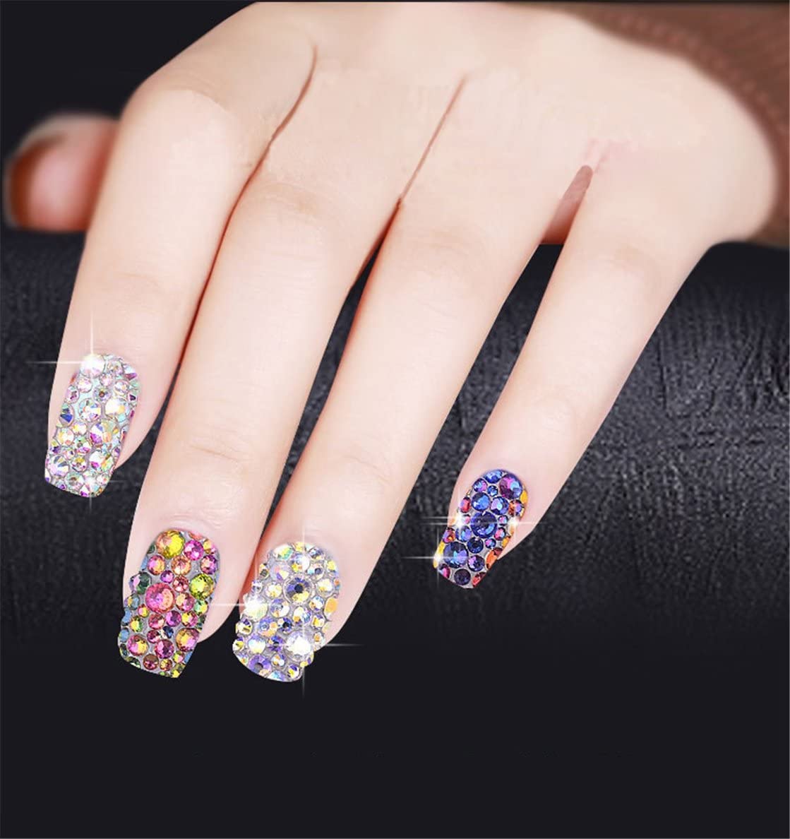 1500 Pieces SS16 4mm Flatback Rhinestones Clear Glass Round Gems Crystals for Nail Art DIY Crafts Clothes Shoes Bags （Dark Green）