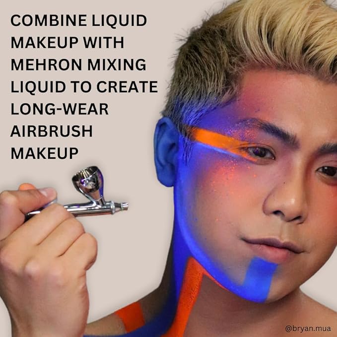 Mehron Makeup Liquid Makeup | Face Paint and Body Paint Perfect for Halloween, Cosplay I Air Brush Compatible 4.5 oz (133 ml) (Yellow)
