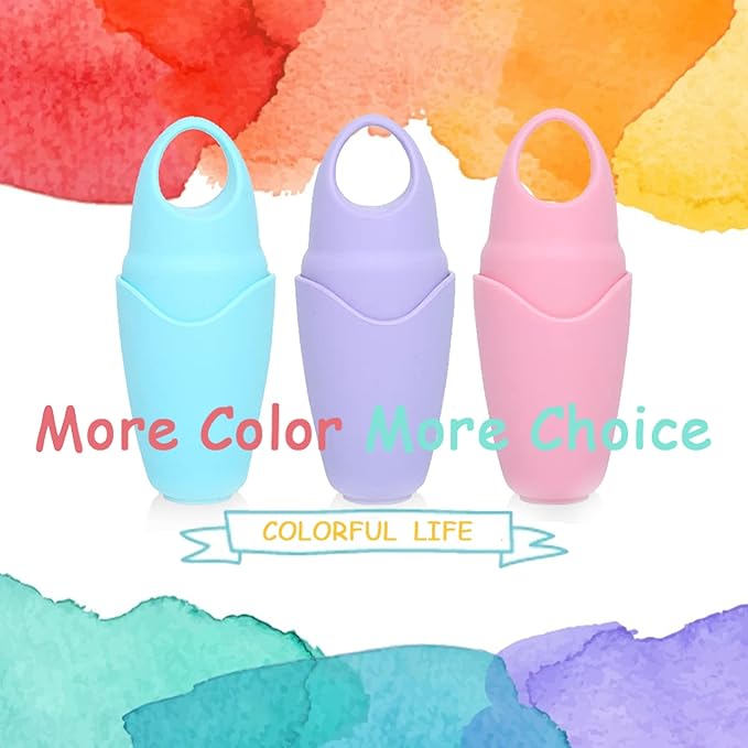 Ice Roller for Face and Eye, Ice face roller,Gua Sha Facial Tools, Facial ice roller, Skin Care Tools,Ice mold for face… (purple-eyes)